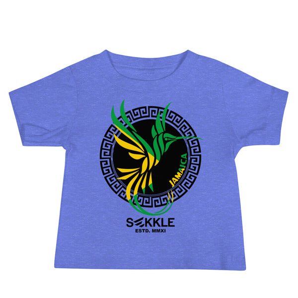 Jamaikanische Flagge Doctor Bird Baby T-Shirt