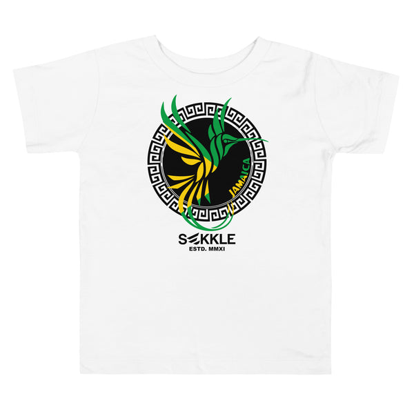 Jamaikanische Flagge Doctor Bird Kleinkind T-Shirt