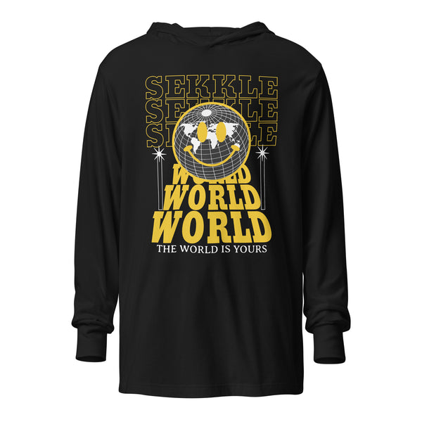 Sekkle World LS Kapuzen-LS-T-Shirt