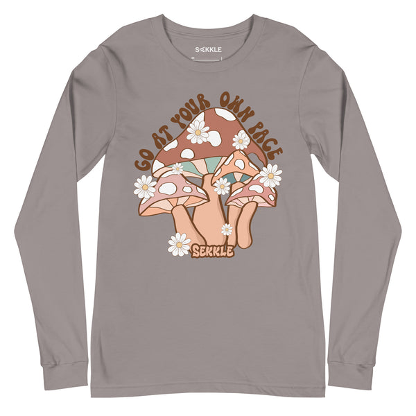 Gehen Sie in Ihrem eigenen Tempo. Mushroom LS T-Shirt