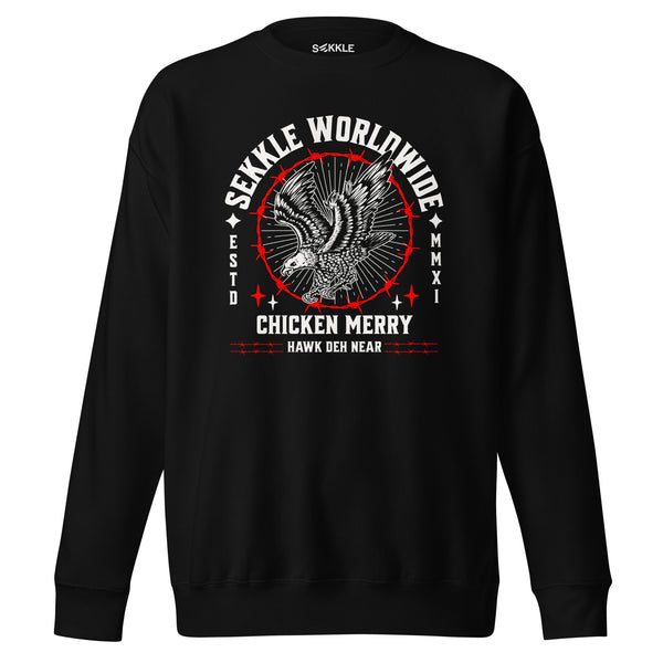Chicken Merry Hawk Deh Near Sweatshirt
