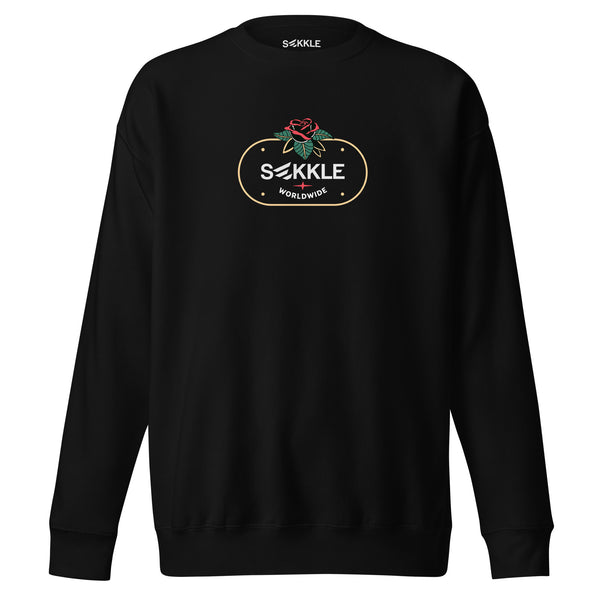 Rosenblumen-Sweatshirt