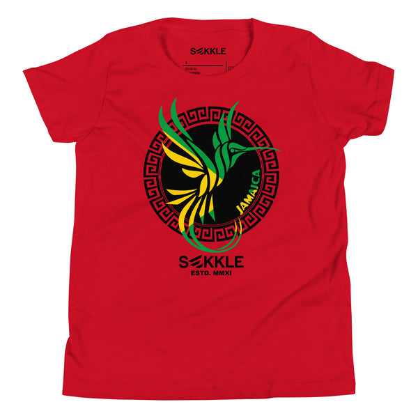 Jamaikanische Flagge Doctor Bird Jugend-T-Shirt