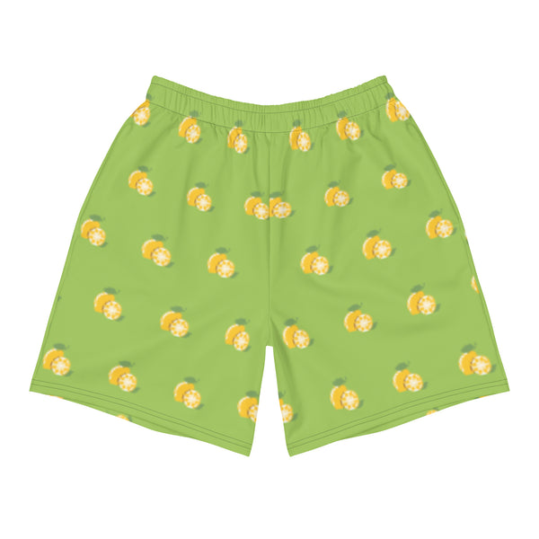 Lemon AOP Men’s Athletic Shorts