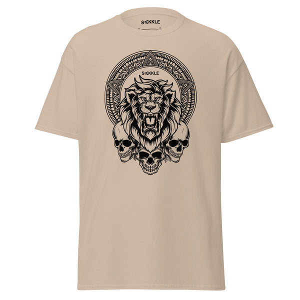 Löwe-Schädel-T - Shirt