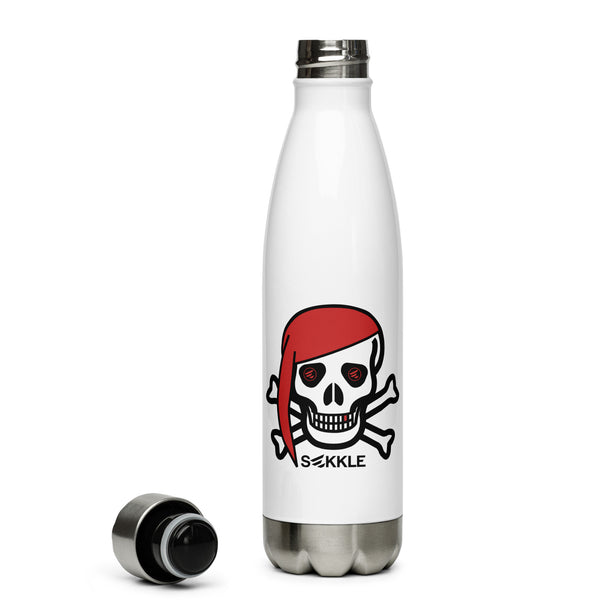 Piraten-Schädel-Edelstahl-Wasserflasche
