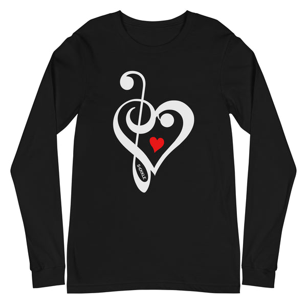 Heart Of Music Langarm-T-Shirt