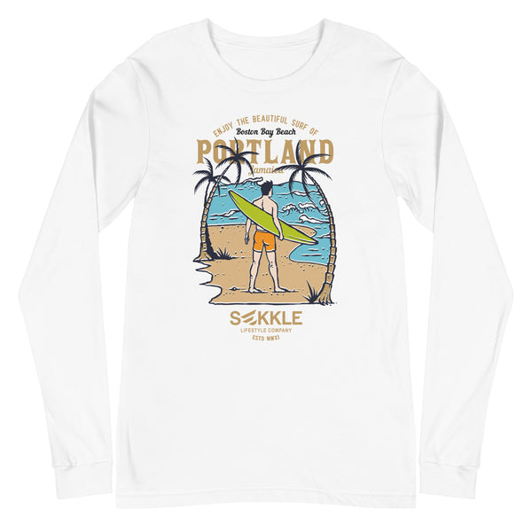 Boston Bay Beach Langarm-T-Shirt