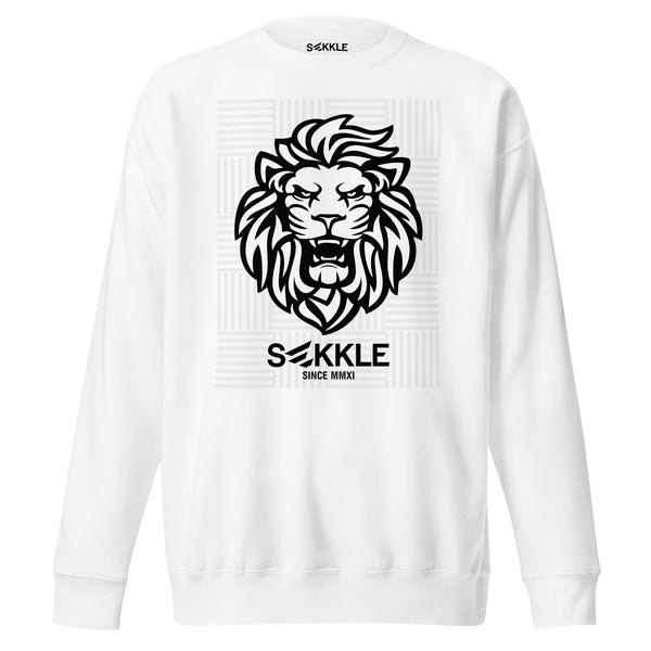 Geometrisches Kern-Löwen-Sweatshirt