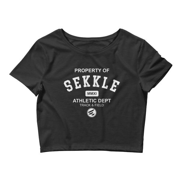 Property Of Sekkle Crop Tee für Damen