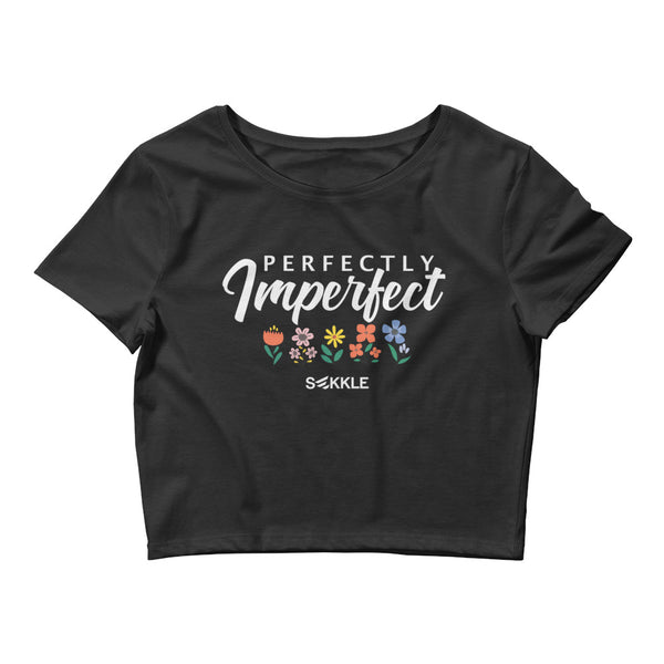 Perfekt unvollkommenes Crop-T-Shirt für Frauen