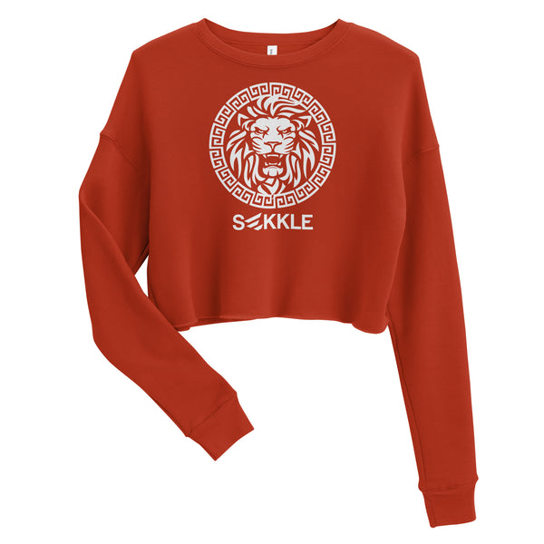 Core-Löwen-Crop-Sweatshirt