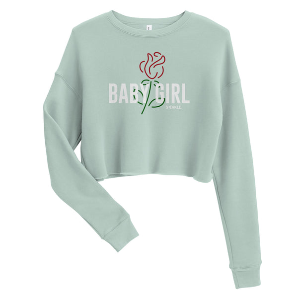 Baby-Mädchen-Crop-Sweatshirt